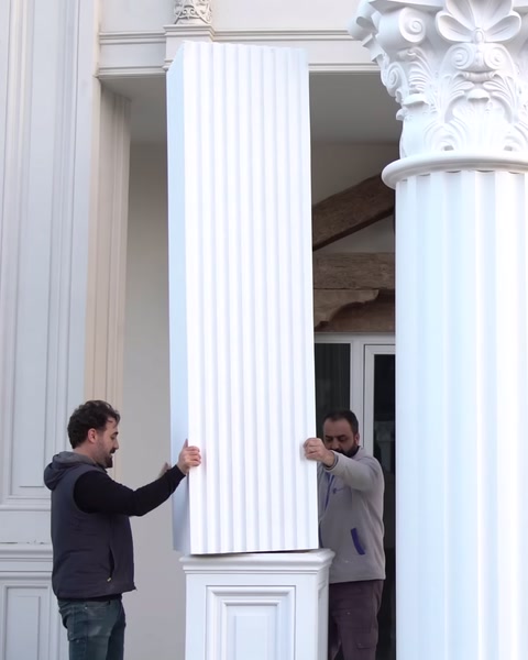 Otantik Dekor Yüksek Yoğunluklu Poliüretan Sütunlar