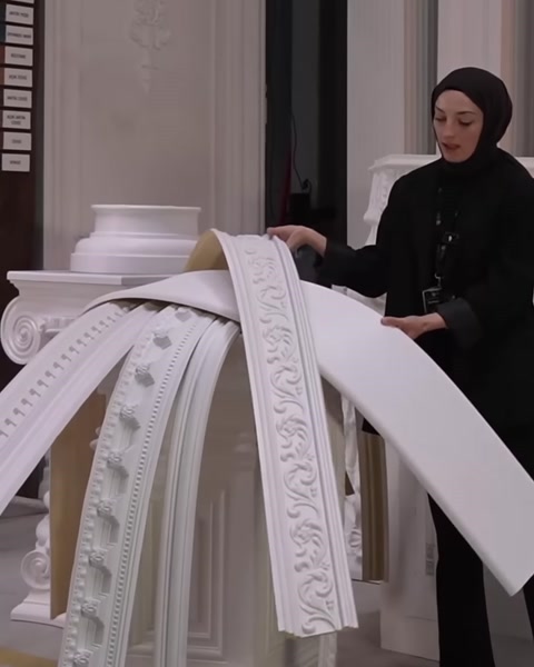 Esnek Poliüretan Kartonpiyer, Flex Çıta, Panel ve Bordür – Fabrikadan Halka Ulaşan Esneklik — 0:42