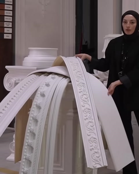 Esnek Poliüretan Kartonpiyer, Flex Çıta, Panel ve Bordür – Fabrikadan Halka Ulaşan Esneklik — 0:43
