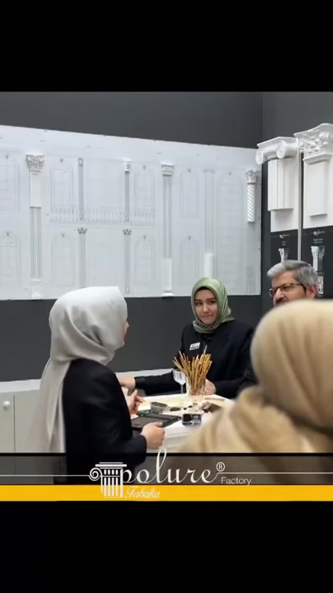 Mimari Fuar Standında Poliüretan Söve ve Sütun Modelleri