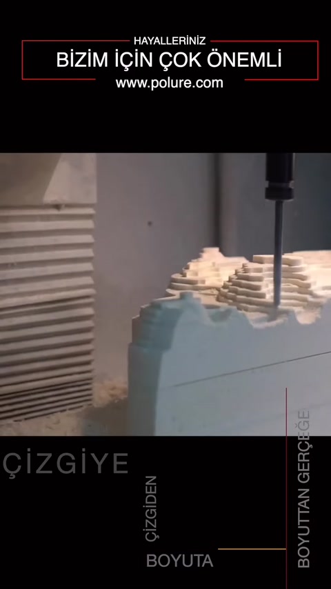 Poliüretan 3D Villa Tasarımı, Özel Üretim ve Dekoratif Ürün Montajı