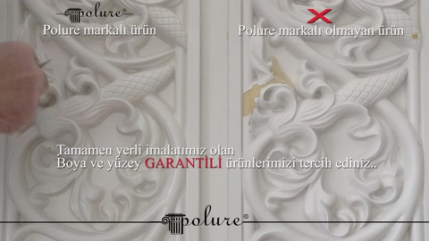 Poliüretan seperatör kaplama süsleme poliüretan söve boya kalitesi — 0:51