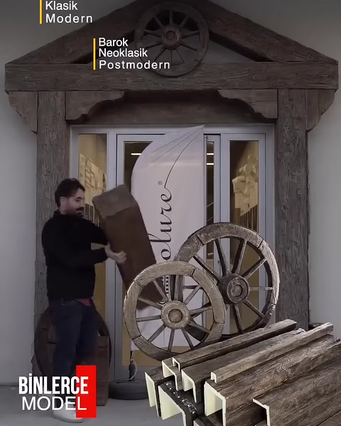 Polure.com Poliüretan Kiriş Mertek Kütük Modelleri ve At Arabası Tekerleği İmalatı — 0:11
