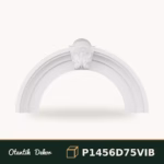 Akantus Motifli Kilit Taşlı Poliüretan Kemer 211 mm Derinlik 1150×637 mm