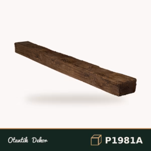 Ahşap Dokulu Poliüretan Dekoratif Kiriş 90x60 mm 3000 mm Uzunluk