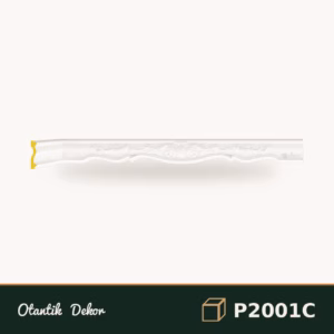 Kabartmalı Poliüretan Duvar Bordürü 123 mm Yükseklik 2180 mm Boy