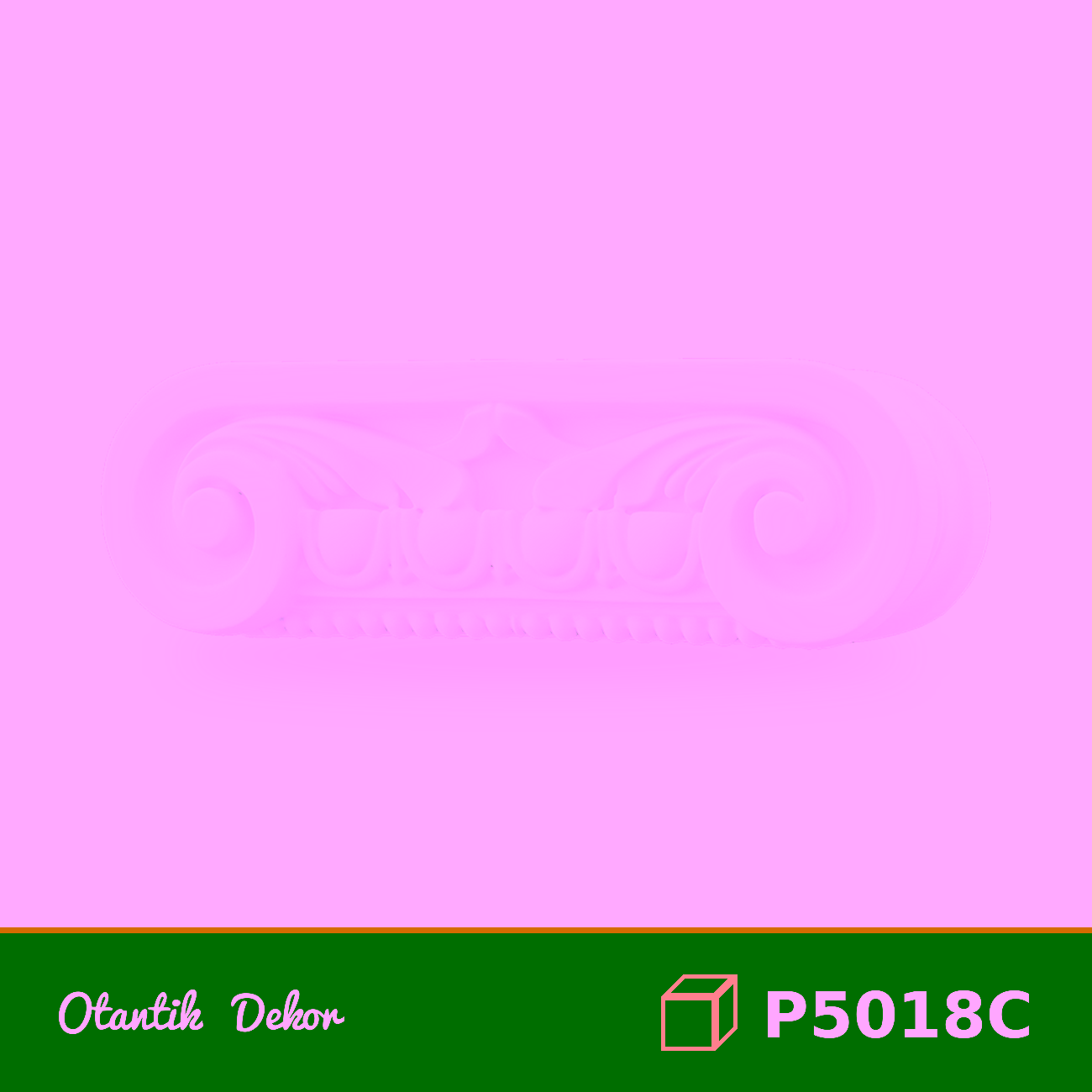 Dekoratif Poliüretan İyon Pilaster Sütun Başlığı Modeli