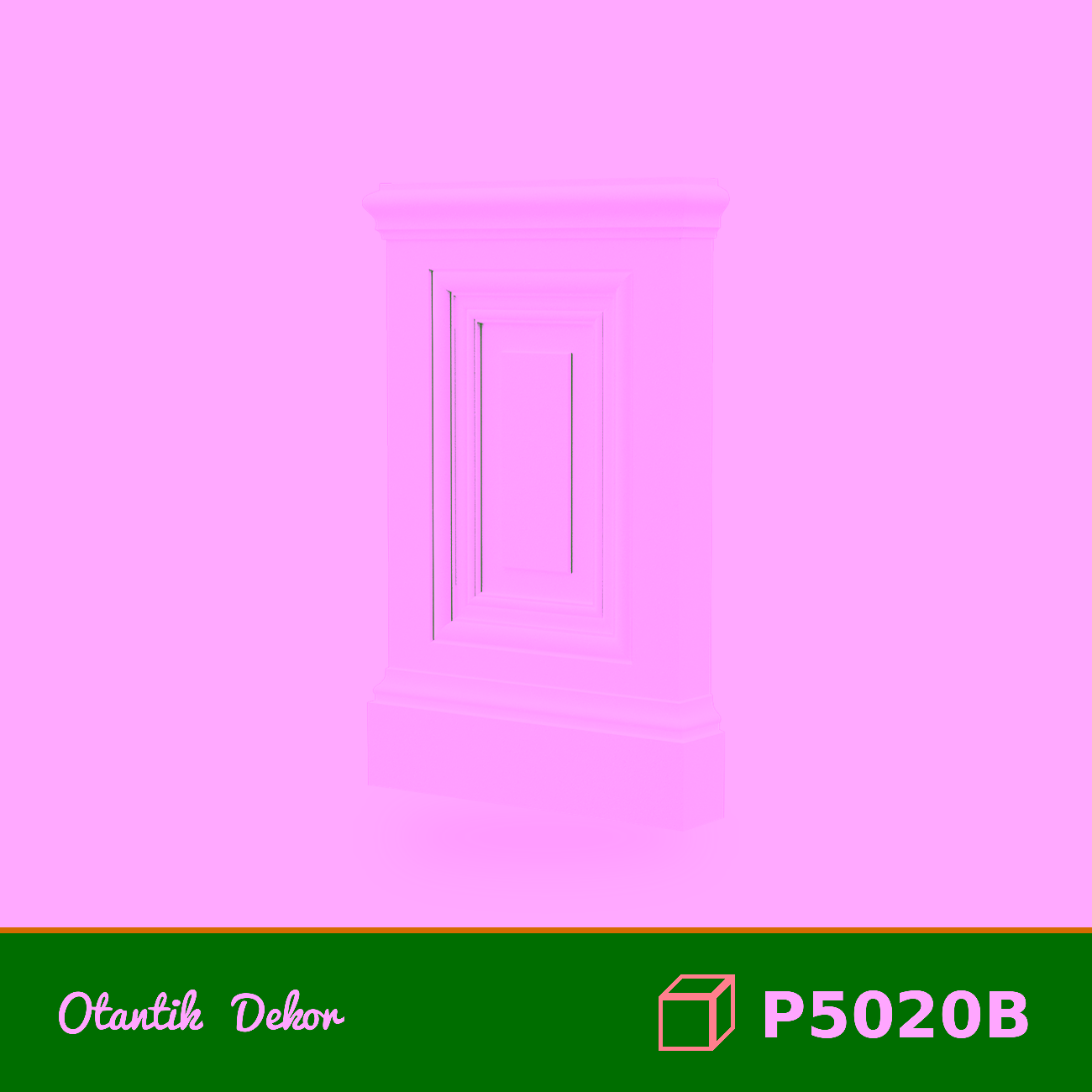 Poliüretan Pilaster Sütun Alt Kaide ve Panel Dekoru