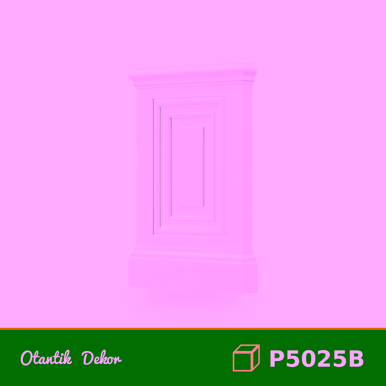 Poliüretan Pilaster Sütun Alt Kaide Modeli