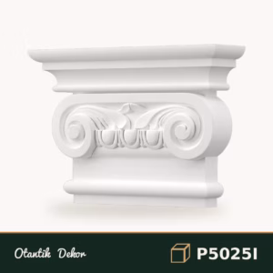 Klasik Poliüretan İyon Pilaster Sütun Başlığı Modeli