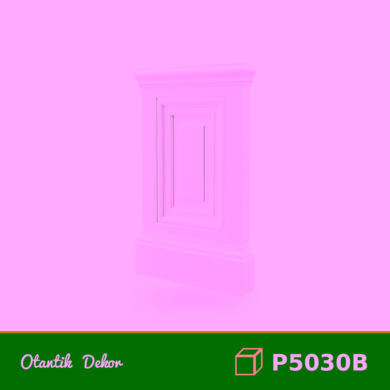 Poliüretan Pilaster Sütun Alt Kaide Modeli P5030B