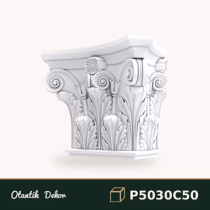 Akant Yapraklı Poliüretan Pilaster Sütun Başlığı Modeli