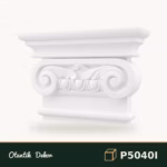 Poliüretan İyon Nizamı Klasik Pilaster Sütun Başlığı