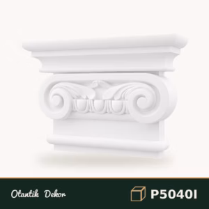 Poliüretan İyon Nizamı Klasik Pilaster Sütun Başlığı