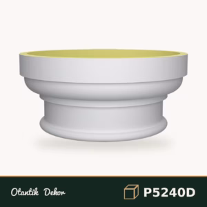 564x250 mm Dairesel Poliüretan Sütun Tabanı ve Başlığı