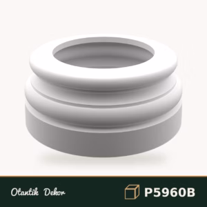 768x340 mm Dairesel Poliüretan Sütun Alt Kaidesi