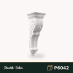 231x205x664 mm Barok Desenli Poliüretan Payanda