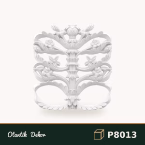 Barok Akantus Desenli Poliüretan Motif 300x275 mm