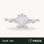 İstiridye Formlu Poliüretan Motif 485×220 mm