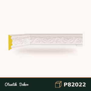 Lotus Desenli Poliüretan Duvar Çıtası 56x2440 mm