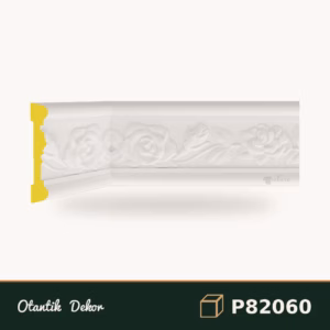 Gül Desenli Poliüretan Duvar Bordürü 100x2440 mm