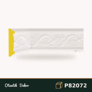 Çiçekli Dal Desenli Poliüretan Duvar Bordürü 110x2440 mm