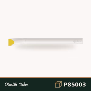 Kavisli Poliüretan Düz Duvar Çıtası 12x16x2400 mm