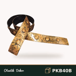 PKB40B Dekoratif Kiriş Bandı — Bronz Eskitme, Kauçuk 104×4 cm