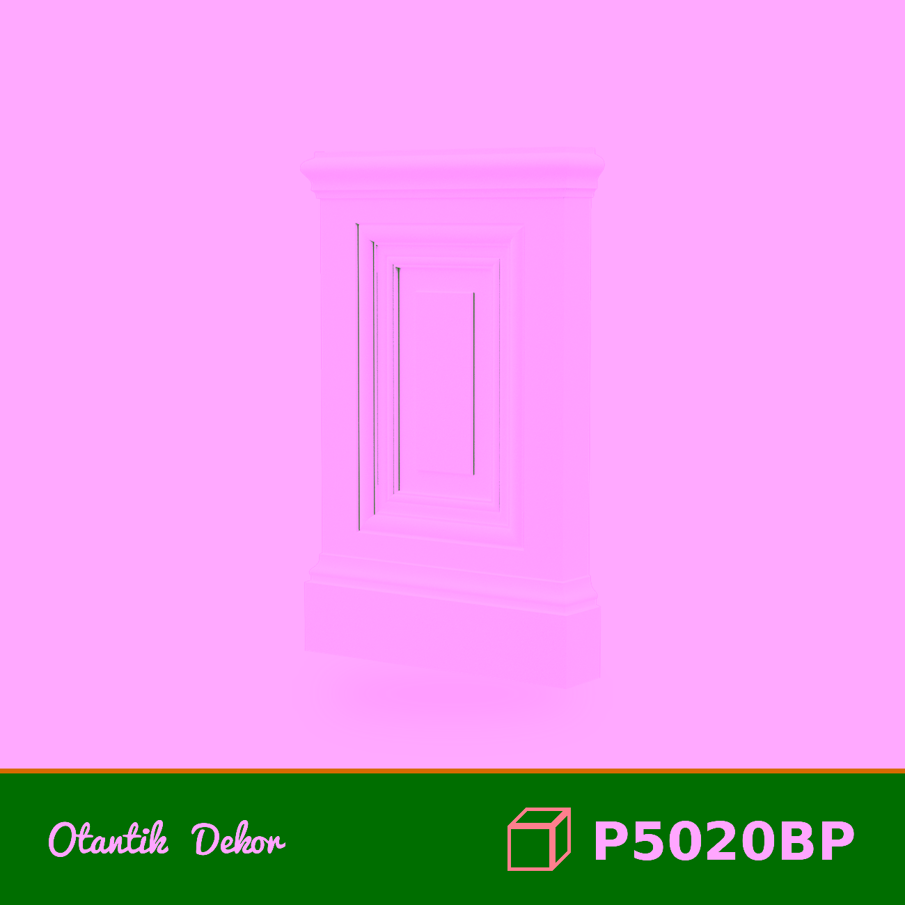 Poliüretan Pilaster Sütun Alt Kaide ve Panel Dekoru