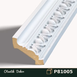 Yaprak Desenli Poliüretan Kartonpiyer 58x2440 mm