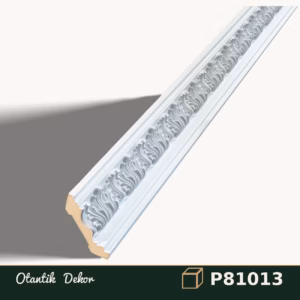 Akantus Desenli Poliüretan Tavan Çıtası 68x2440 mm