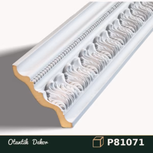 Kabartmalı Klasik Poliüretan Kartonpiyer 112x2440 mm