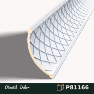 Diagonal Geometrik Desenli Poliüretan Kartonpiyer 200x2440 mm