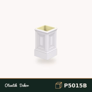 Poliüretan 17x17x30 cm Pilaster Sütun Alt Kaidesi