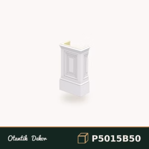 8x17x30 cm Poliüretan Dekorasyon Ürünü Pilaster Alt Kaide