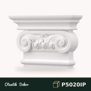 Poliüretan İyon Tarzı Klasik Pilaster Sütun Başlığı