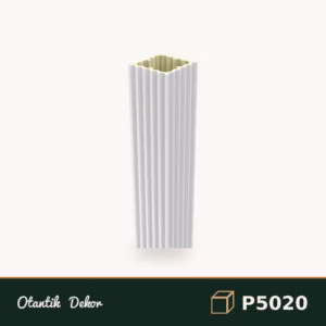 20x20x240 cm Yivli Pilaster Sütun Poliüretan Dekorasyon Malzemesi