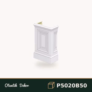 Poliüretan dekorasyon ürünü Pilaster Alt Kaidesi 11x22x36 cm
