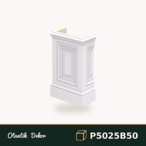 14x28x46 cm Poliüretan Pilaster Sütun Alt Kaidesi Dekoru