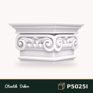 35x35x24 cm İyon Başlıklı Pilaster Sütun Poliüretan bazlı dekorasyon ürünü