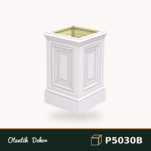 34x34x56 cm Poliüretan Dekorasyon Ürünü Pilaster Sütun Alt Kaidesi