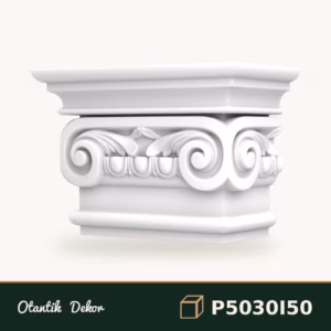 Poliüretan İyon Başlıklı Pilaster Sütun 21x42x29 cm