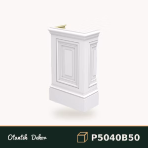 Poliüretan Dekorasyon Ürünü 23x45x75 cm Pilaster Sütun Alt Kaide