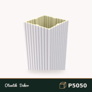 Yivli 50x50x240 cm Pilaster Sütun Poliüretan dekorasyon ürünü