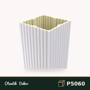60x60x240 cm Yivli Pilaster Sütun Poliüretan dekorasyon malzemesi
