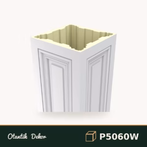 60x60x240 cm Poliüretan Pilaster Sütun Duvar Dekoru